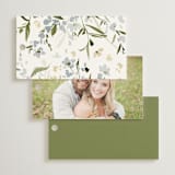 "Fleur" - Wedding Favor Tags in Lily by Everett Paper Goods - Back of Card Options
