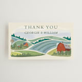 "Farm and Field" - Wedding Favor Tags in Barn by Paper Sun Studio - Front