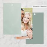 "Delicate Garden" - Wedding Favor Tags in Wildflower by Ashley DeMeyere - Back of Card Options