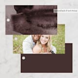 "Layers" - Wedding Favor Tags in Truffle by Yaling Hou Suzuki - Back of Card Options