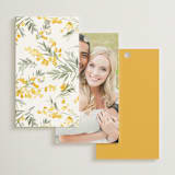 "mimosa" - Wedding Favor Tags in Dandelion by Everett Paper Goods - Back of Card Options