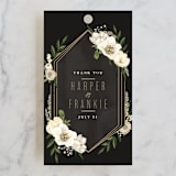 "jewel" - Wedding Favor Tags in Onyx by Susan Moyal - Front