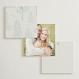 "Mountaintop" - Wedding Favor Tags in Evergreen by Paper Sun Studio - Back of Card Options