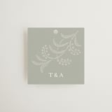 "Riviera" - Wedding Favor Tags in Willow by Leia Matt - Front