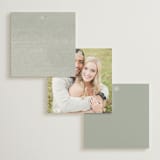 "Riviera" - Wedding Favor Tags in Willow by Leia Matt - Back of Card Options