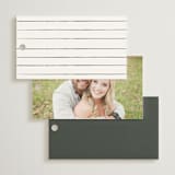"Peaks" - Wedding Favor Tags in Hunter by Sarah Brown - Back of Card Options
