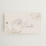 "forever and a day" - Wedding Favor Tags in Luxe Neutral by Design Lotus - Front