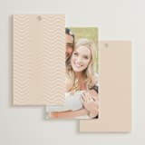 "Simple Seashell" - Wedding Favor Tags in Sand by Hannah Bowman - Back of Card Options