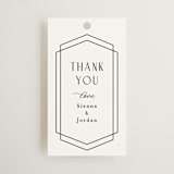 "Formally" - Wedding Favor Tags in Cloud by Carly Reed Walker - Front