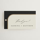 "Tuxedo" - Wedding Favor Tags in Black Tie by Carolyn Nicks - Front