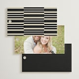"Tuxedo" - Wedding Favor Tags in Black Tie by Carolyn Nicks - Back of Card Options