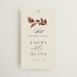 "poetique" - Wedding Favor Tags in Autumn by Kate Ahn - Front