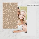 "Sketched Flora" - Wedding Favor Tags in Cream by Paper Raven Co. - Back of Card Options