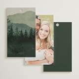 "The Forest" - Wedding Favor Tags in Jade by Elly - Back of Card Options