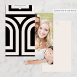 "view to behold" - Wedding Favor Tags in Onyx by letterfix - Back of Card Options