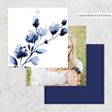 "A Wedding Watercolor" - Wedding Favor Tags in Cornflower by Chris Griffith - Back of Card Options