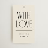 "All Type" - Wedding Favor Tags in Daydream by Pixel and Hank - Front