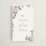 "Sweeping Vine" - Wedding Favor Tags in Periwinkle by Itsy Belle Studio - Front