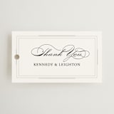 "Opulent Border" - Wedding Favor Tags in Stone by Hooray Creative - Front