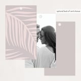 "Palm Vibes" - Wedding Favor Tags in Porcelain by Pixel and Hank - Back of Card Options