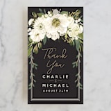 "Garden Blooms" - Wedding Favor Tags in Ivory by Susan Moyal - Front