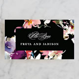 "Beauties" - Wedding Favor Tags in Noir by Lori Wemple - Front