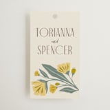 "storybook garden" - Wedding Favor Tags in Buttercup by Karidy Walker - Front