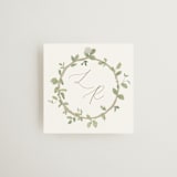 "Canopy" - Wedding Favor Tags in Ivy by Everett Paper Goods - Front