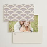 "Deco Nouveau" - Wedding Favor Tags in Vanilla by Lori Wemple - Back of Card Options
