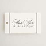 "Classic Elegance" - Wedding Favor Tags in Pearl by Nicole Walsh - Front