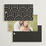 "The Arc" - Wedding Favor Tags in Truffle by Vera Lim - Back of Card Options