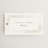 "Flicker" - Wedding Favor Tags in Sparkle by Pixel and Hank - Front