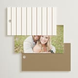 "Ampersand glam" - Wedding Favor Tags in Powder by Creo Study - Back of Card Options