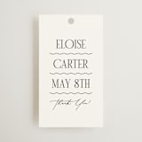 "Inventive" - Wedding Favor Tags in Pepper by Olivia Raufman - Front