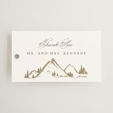 "Colorado" - Wedding Favor Tags in Earth by Mansi Verma - Front