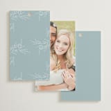 "Polished" - Wedding Favor Tags in Powder Blue by Jennifer Postorino - Back of Card Options