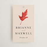 "Autumn Leafs" - Wedding Favor Tags in Autumn by Itsy Belle Studio - Front