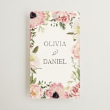 "Timeless Blooms" - Wedding Favor Tags in Peony by Susan Moyal - Front