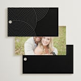 "ionic" - Wedding Favor Tags in Onyx by Lori Wemple - Back of Card Options