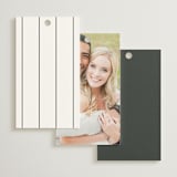 "Understated Elegance" - Wedding Favor Tags in Cotton by Stacey Meacham - Back of Card Options