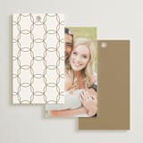 "Postcard" - Wedding Favor Tags in Snow by Kaydi Bishop - Back of Card Options