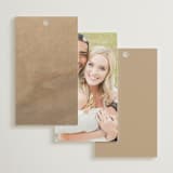 "Rococo" - Wedding Favor Tags in Pearl by Jenna Holcomb - Back of Card Options