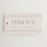"Newberry" - Wedding Favor Tags in Bisque by Kristie Kern - Front