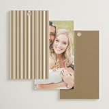 "Elegant Type" - Wedding Favor Tags in Pearl by Leah Bisch - Back of Card Options
