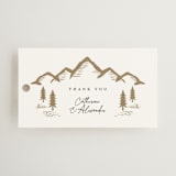 "Summit Serenity" - Wedding Favor Tags in Quartz by Ana de Sousa - Front