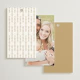 "Magazine" - Wedding Favor Tags in Lace by Kaydi Bishop - Back of Card Options