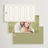 "Marmont" - Wedding Favor Tags in Lilac by Kristie Kern - Back of Card Options