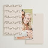 "Manuet" - Wedding Favor Tags in Vanilla by Petra Kern - Back of Card Options