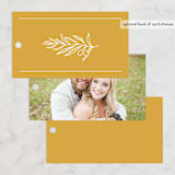 "goldfinch" - Wedding Favor Tags in Sunshine by Lindsay Stetson Thompson - Back of Card Options