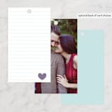 "Destination" - Wedding Favor Tags in Lilac Haze by leslie hamer - Back of Card Options
